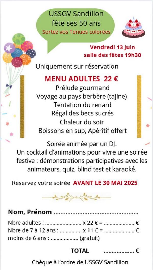 Menu et programme jpg